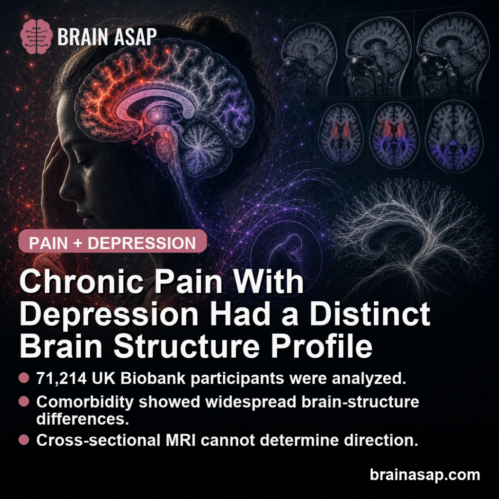 Chronic Pain With Depression Had a Distinct Brain Structure Profile ...