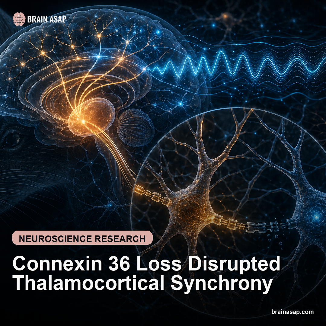 Connexin 36 Loss Disrupted Thalamocortical Synchrony