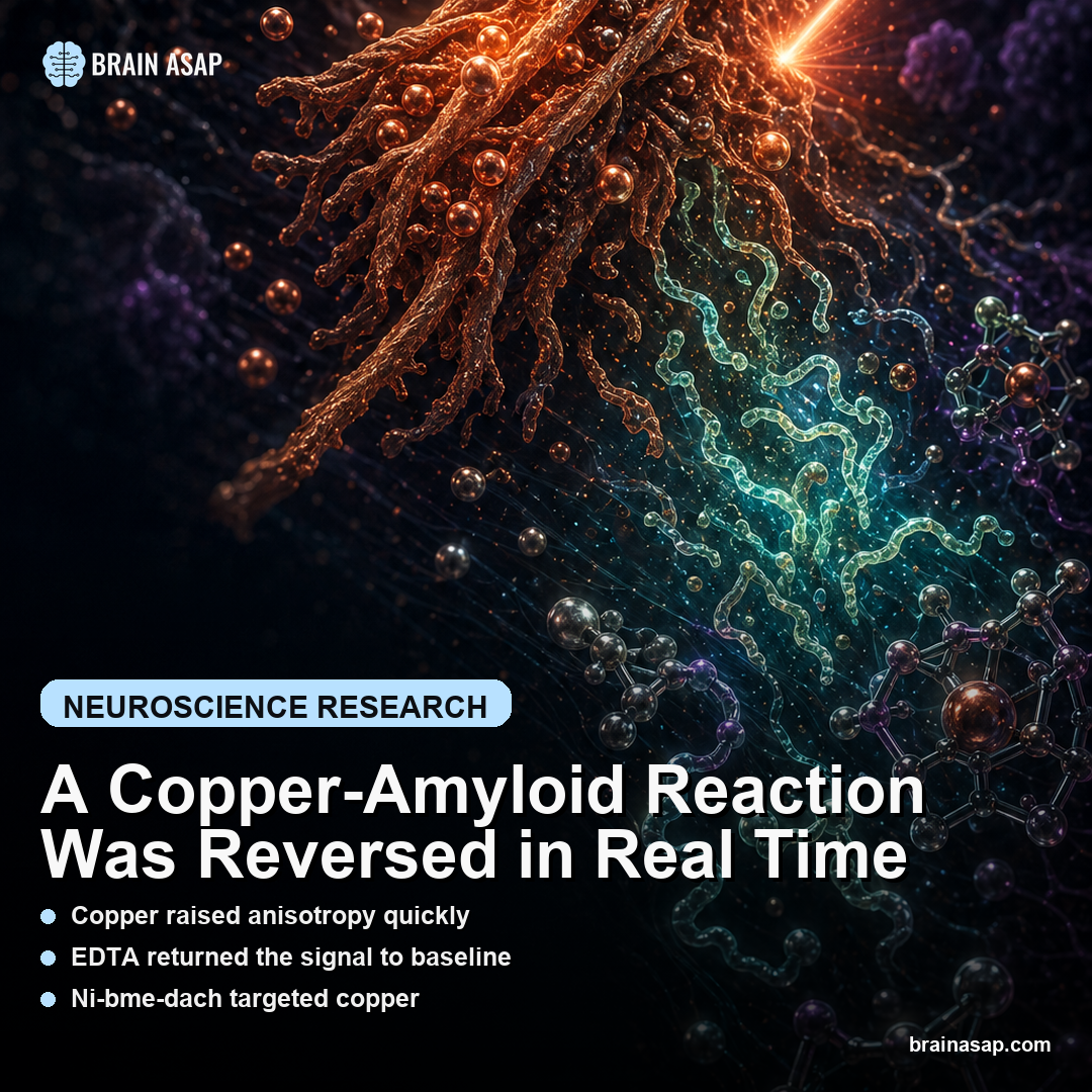 A Copper-Amyloid Reaction Was Reversed in Real Time