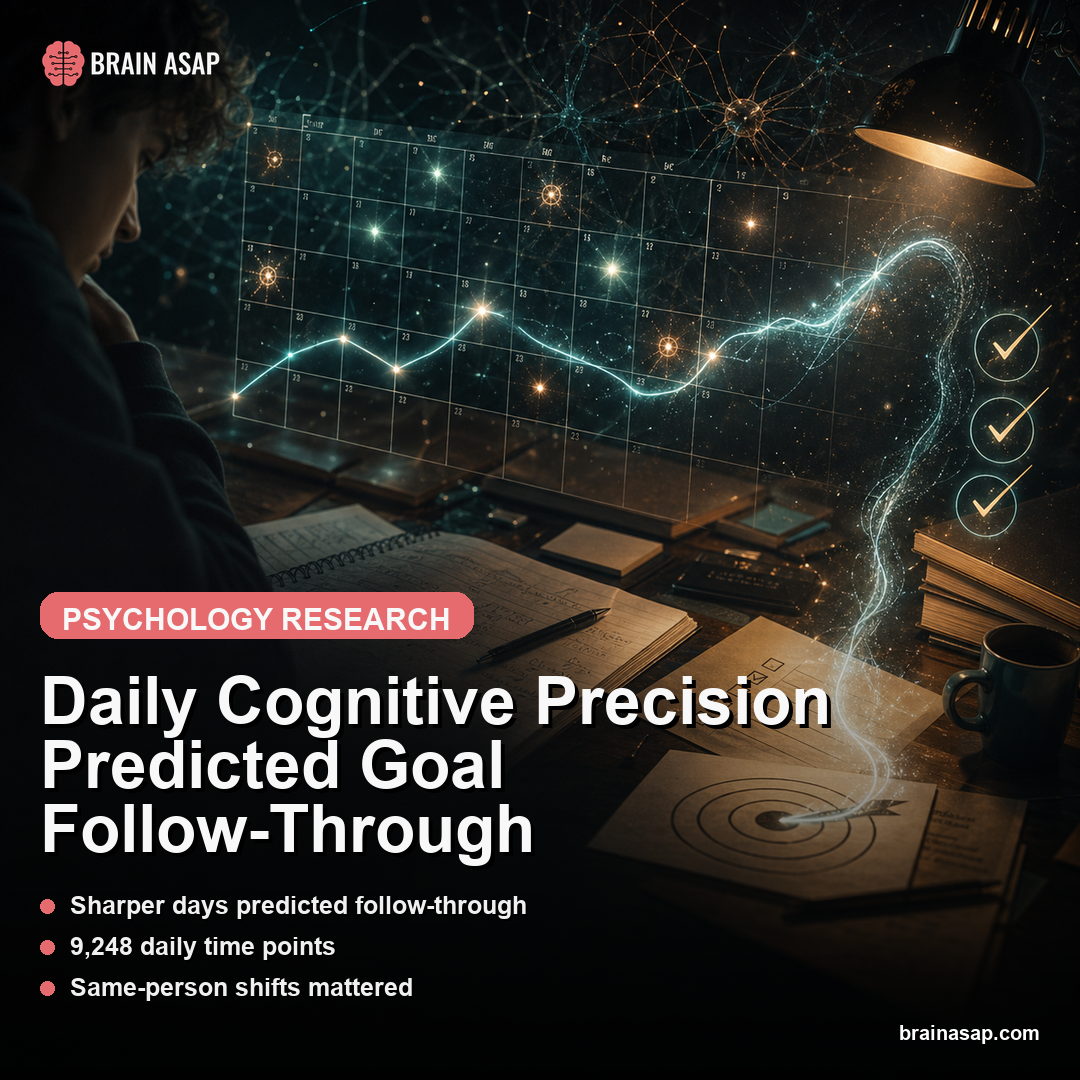 Daily Cognitive Precision Predicted Goal Follow-Through