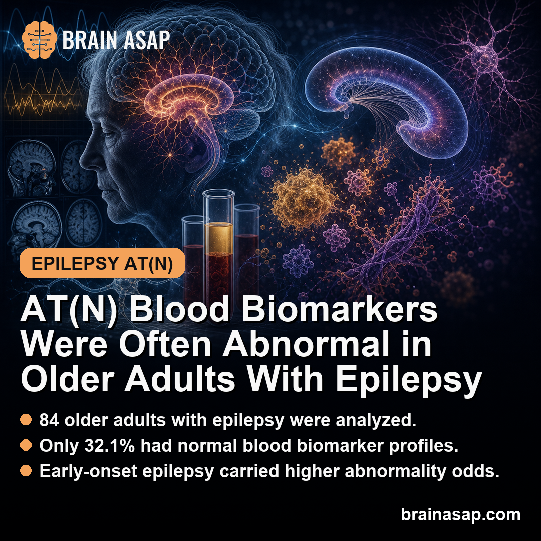 AT(N) Blood Biomarkers Were Often Abnormal in Older Adults With Epilepsy