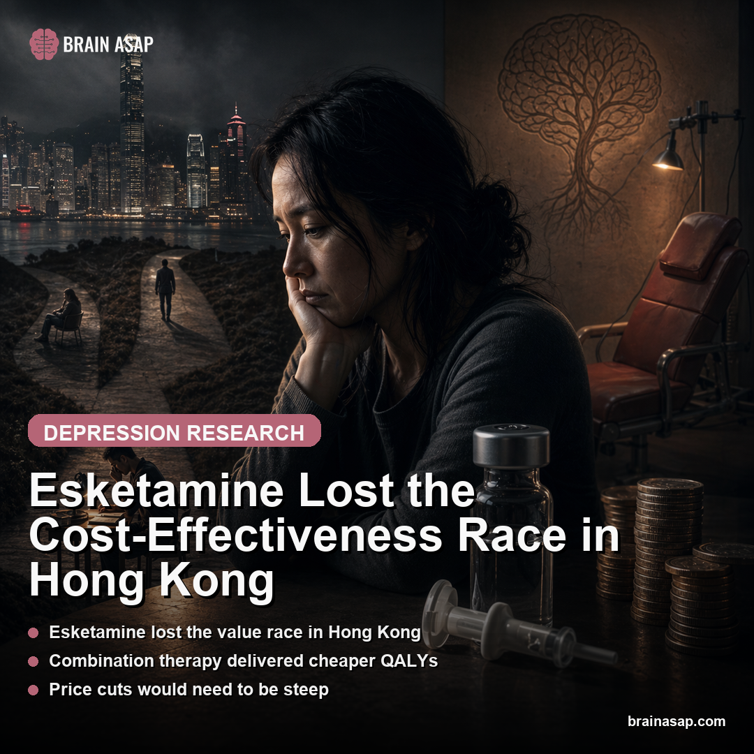 Esketamine Lost the Cost-Effectiveness Race in Hong Kong