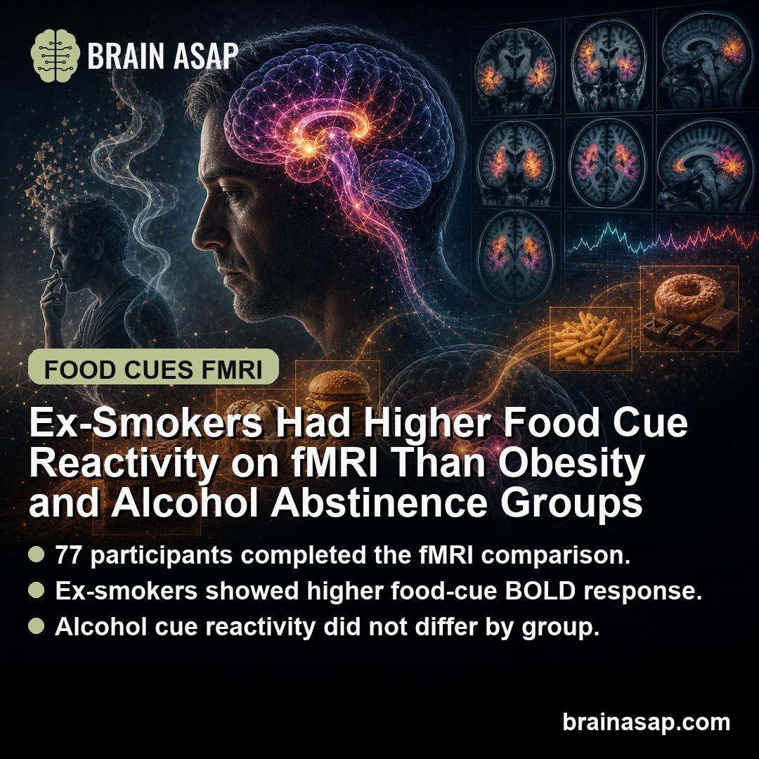 Ex-Smokers Had Higher Food Cue Reactivity on fMRI