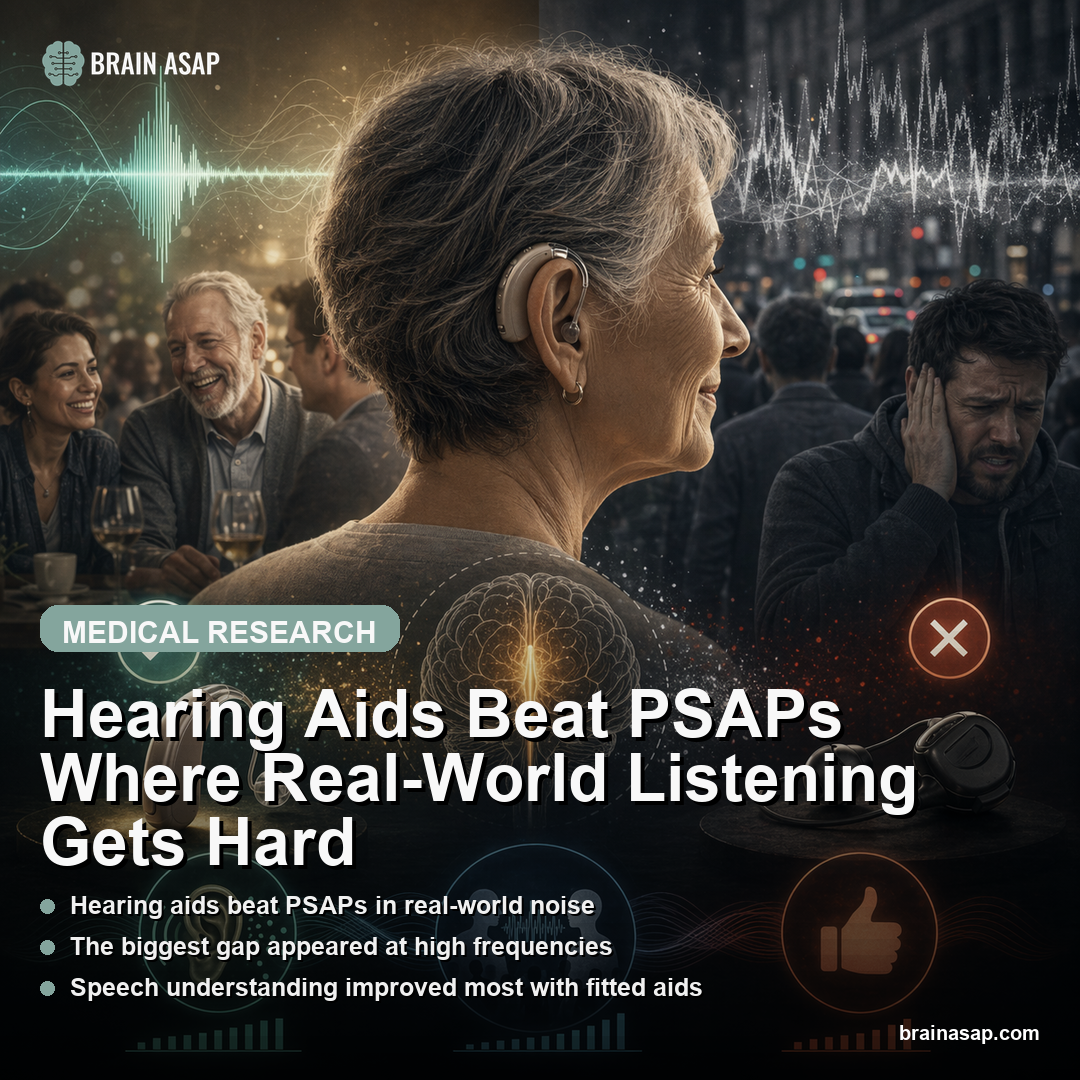 Hearing Aids Beat PSAPs Where Real-World Listening Gets Hard
