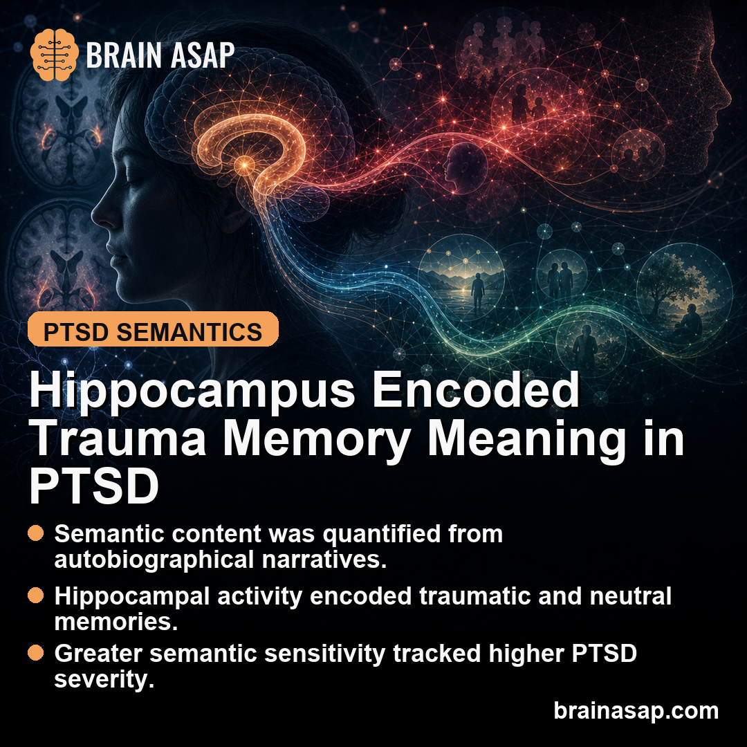Hippocampus Encoded Trauma Memory Meaning in PTSD