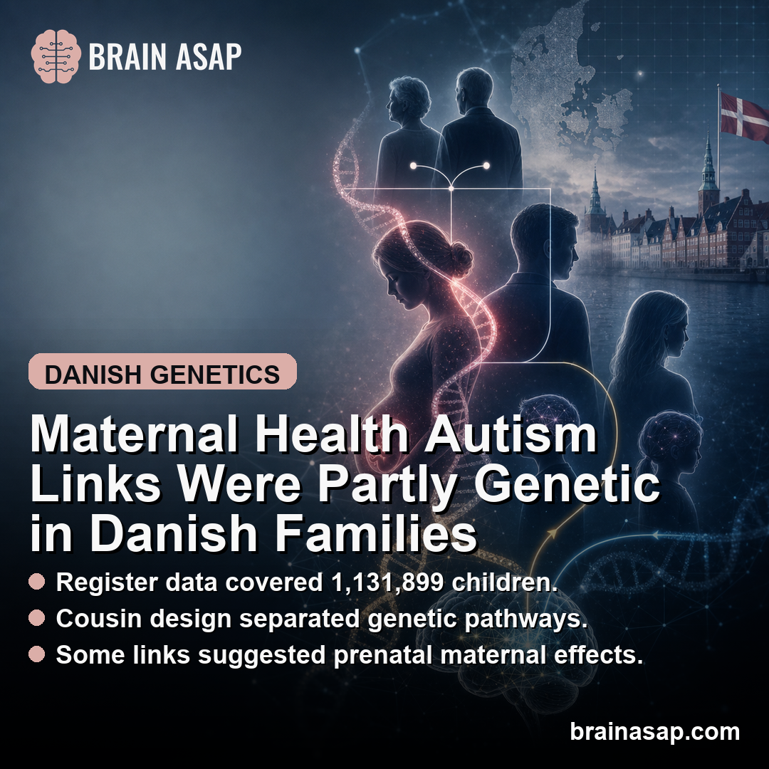 Maternal Health Autism Links Were Partly Genetic in Danish Families