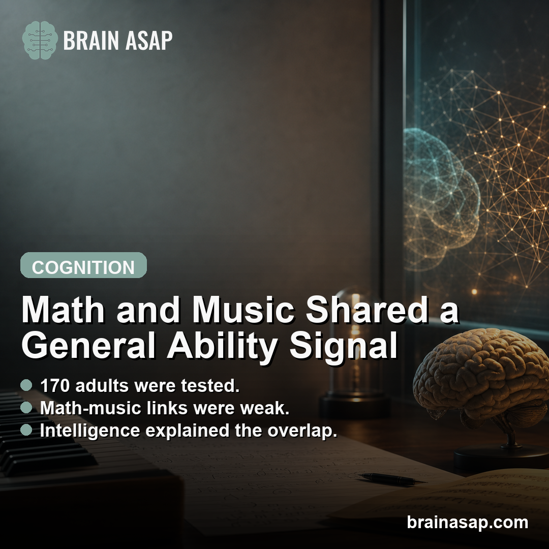 Math-Music Link Nearly Vanished After Accounting for Intelligence