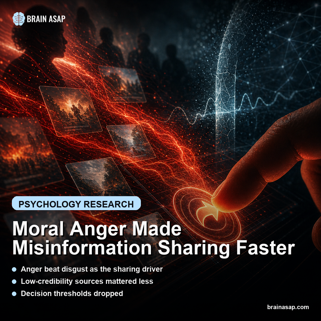 Moral Anger Made Misinformation Sharing Faster