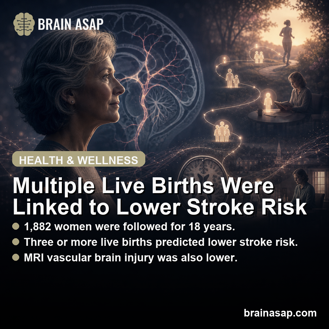 Three or More Live Births Was the Only Reproductive Factor Linked to Lower Stroke Risk in Framingham Women
