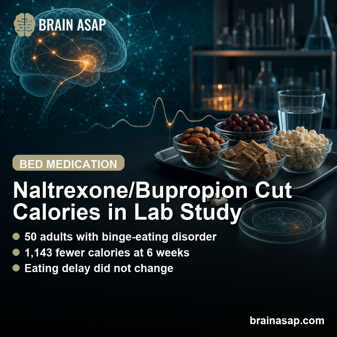 Naltrexone/Bupropion Reduced Calories in Binge-Eating Disorder Lab Study