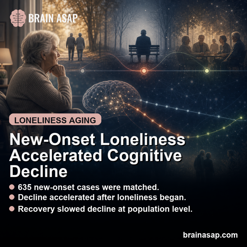 New-Onset Loneliness Accelerated Cognitive Decline in 635 Older Adults ...