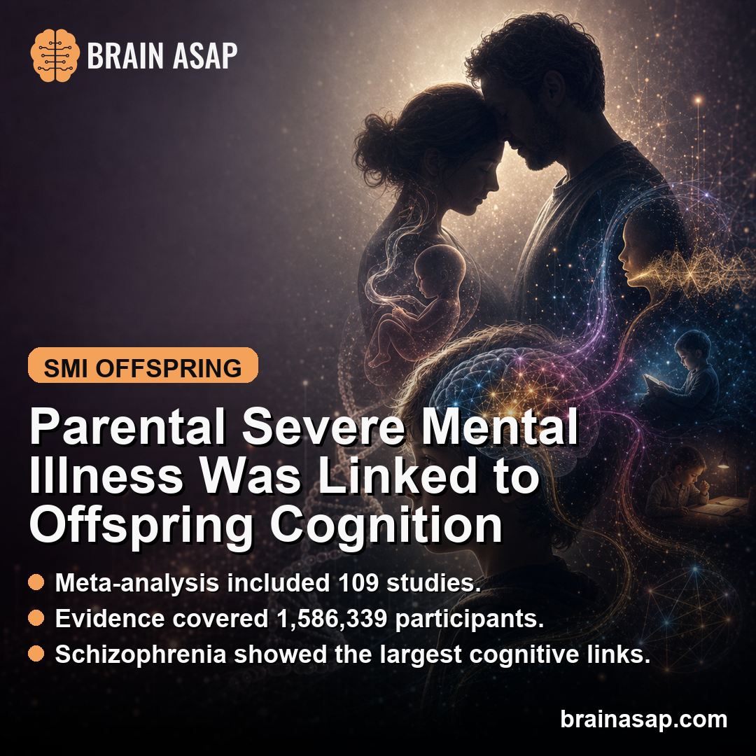 Parental Severe Mental Illness Linked to Offspring Cognitive Performance