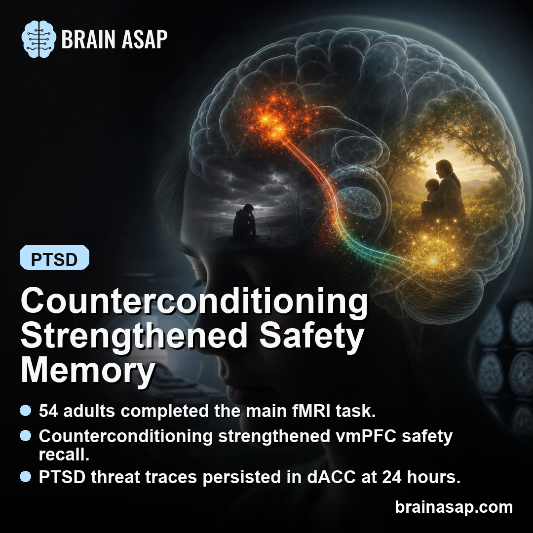 Counterconditioning Strengthened Safety Memory Signals in PTSD