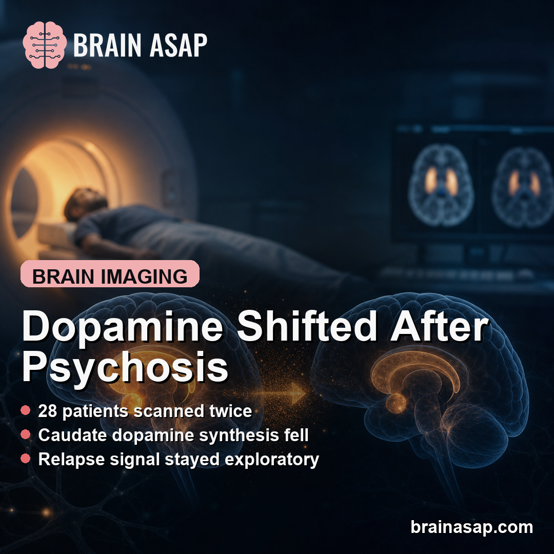Dopamine Synthesis Decreased After Psychotic Remission in Schizophrenia