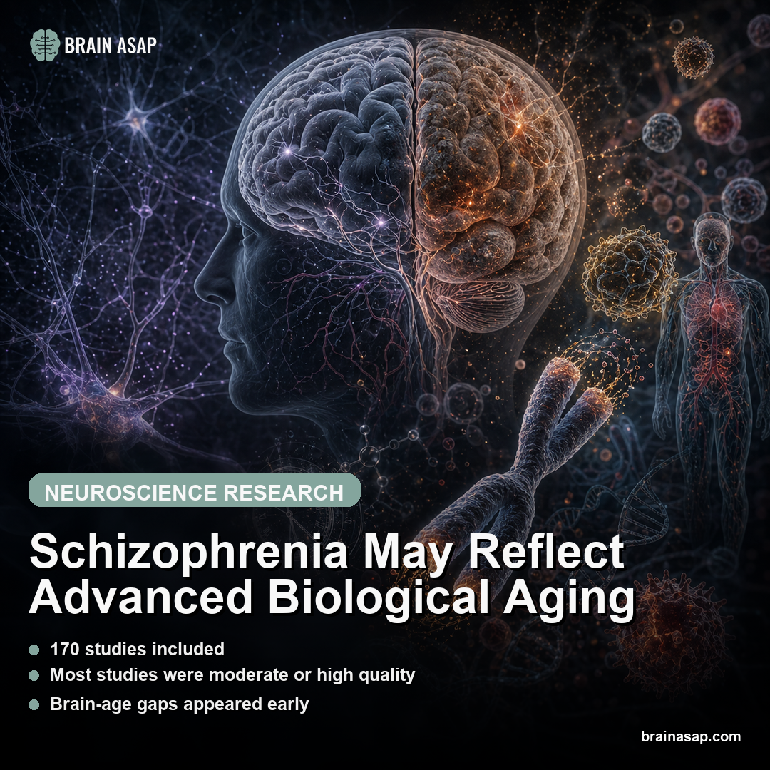 Schizophrenia May Reflect Advanced Biological Aging