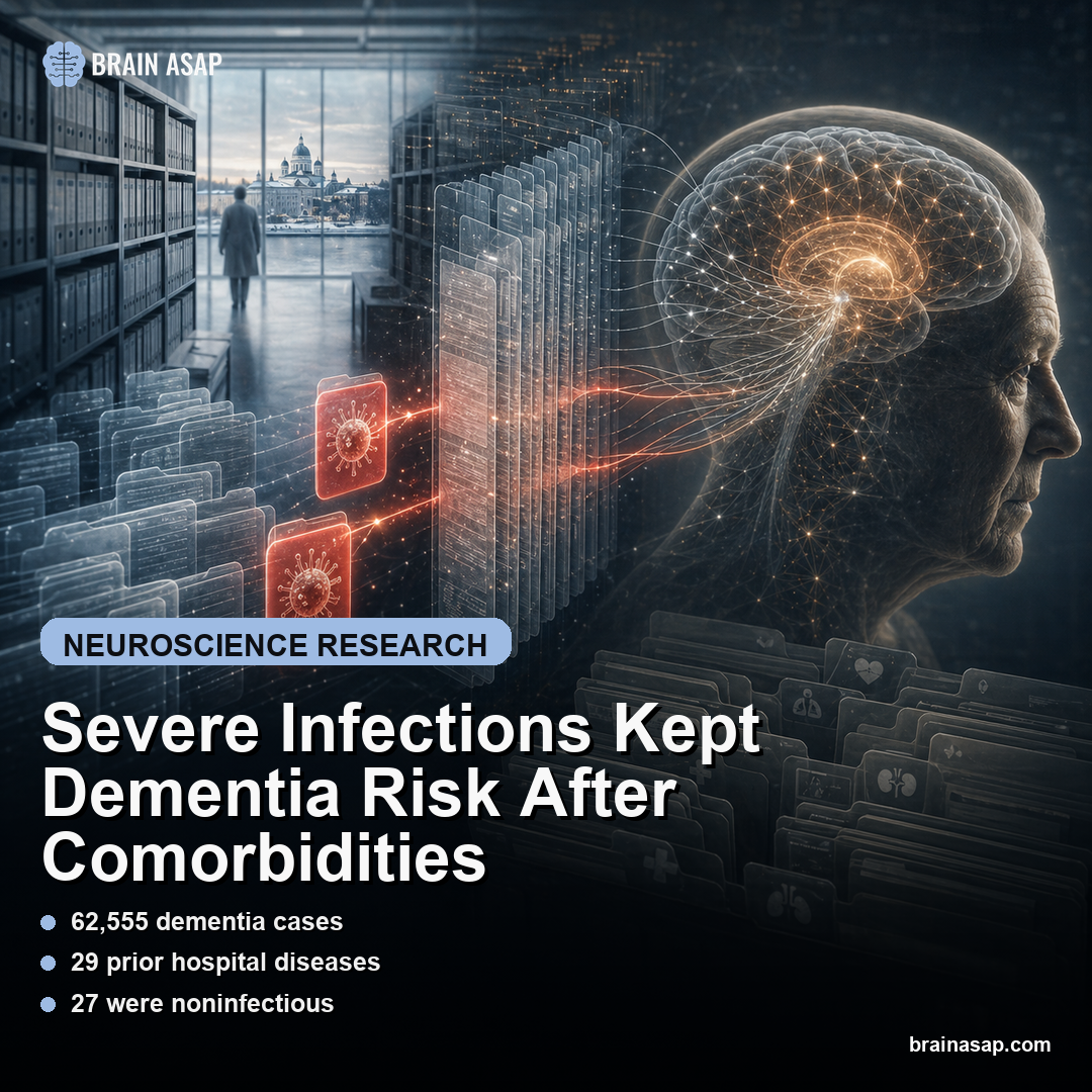 Severe Infections Stayed Linked to Dementia After Comorbidities