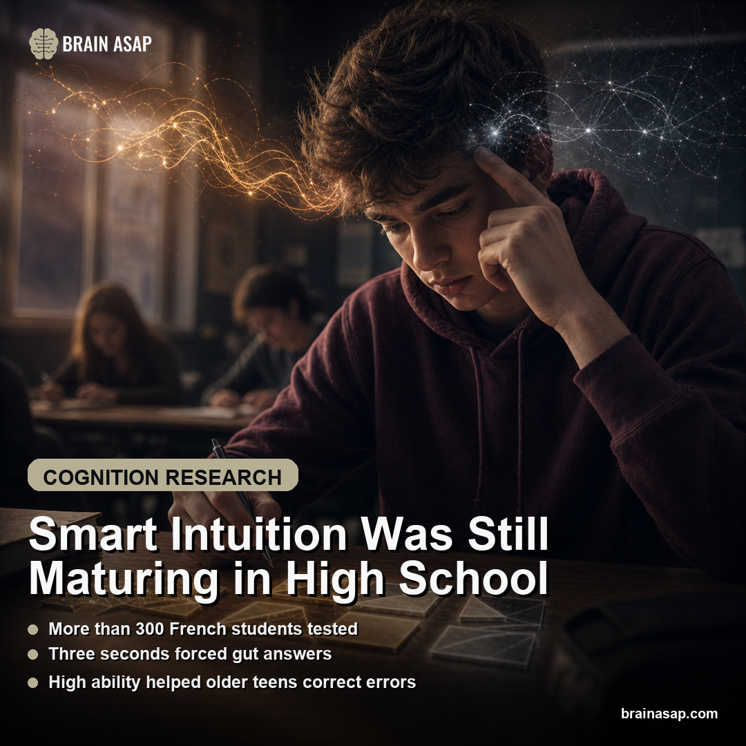 Smart Intuition Was Still Maturing in High School