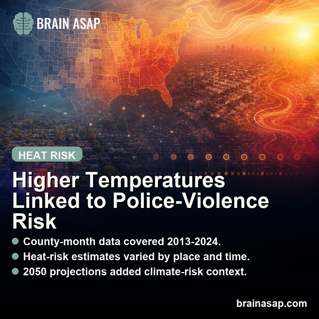 Higher Temperatures Linked to Police-Violence Death Risk