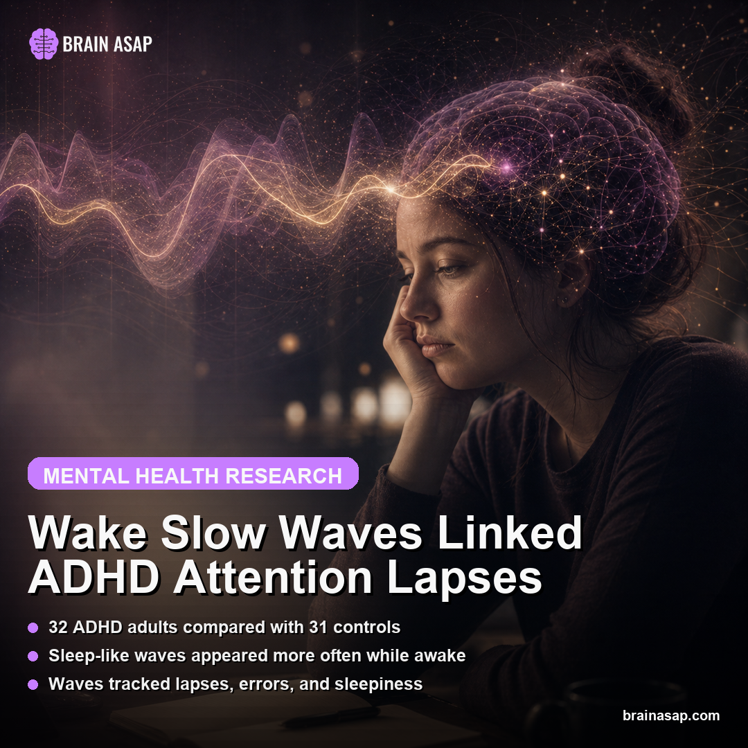 Sleep-Like Brain Waves Linked ADHD Attention Lapses