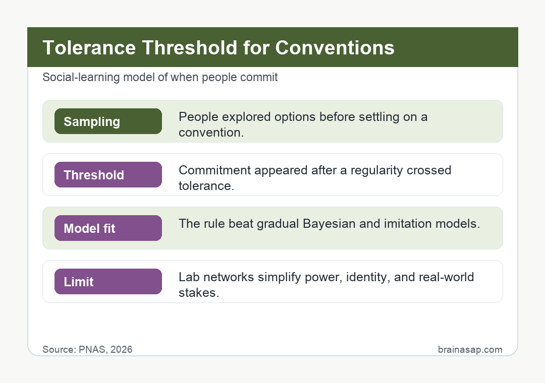 Brain ASAP visual summary for tolerance threshold explained social conventions