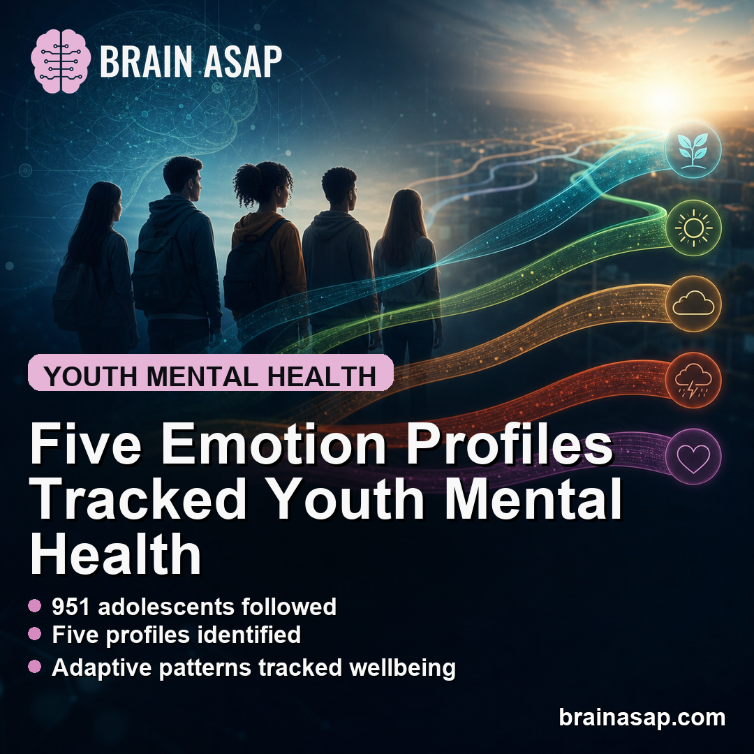 Five Adolescent Emotion-Regulation Profiles Tracked Mental Health