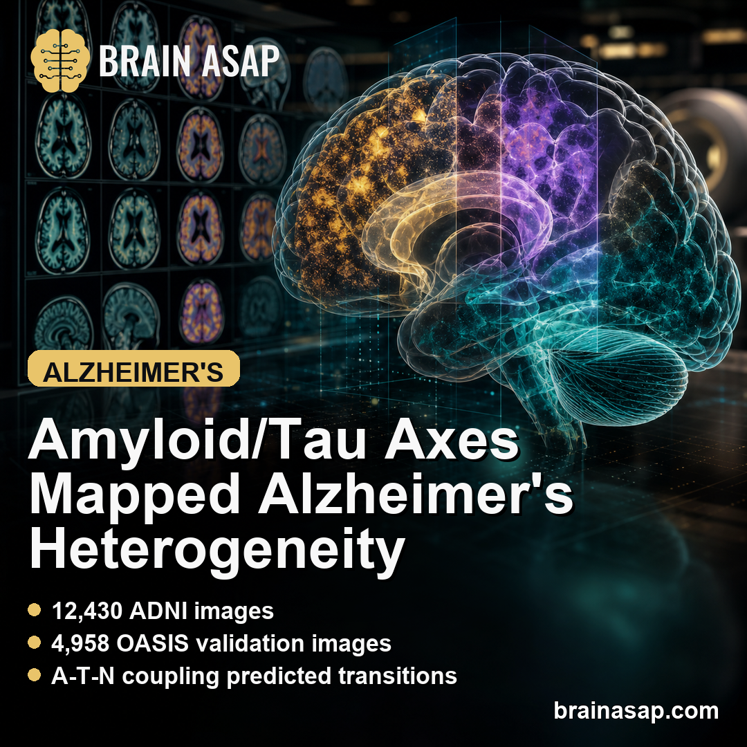 Amyloid, Tau, and Neurodegeneration Axes Mapped Alzheimer's Heterogeneity