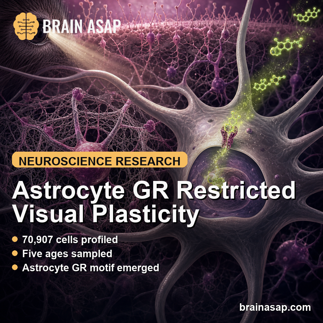 Astrocyte Glucocorticoid Receptor Signaling Restricted Visual Cortex Plasticity