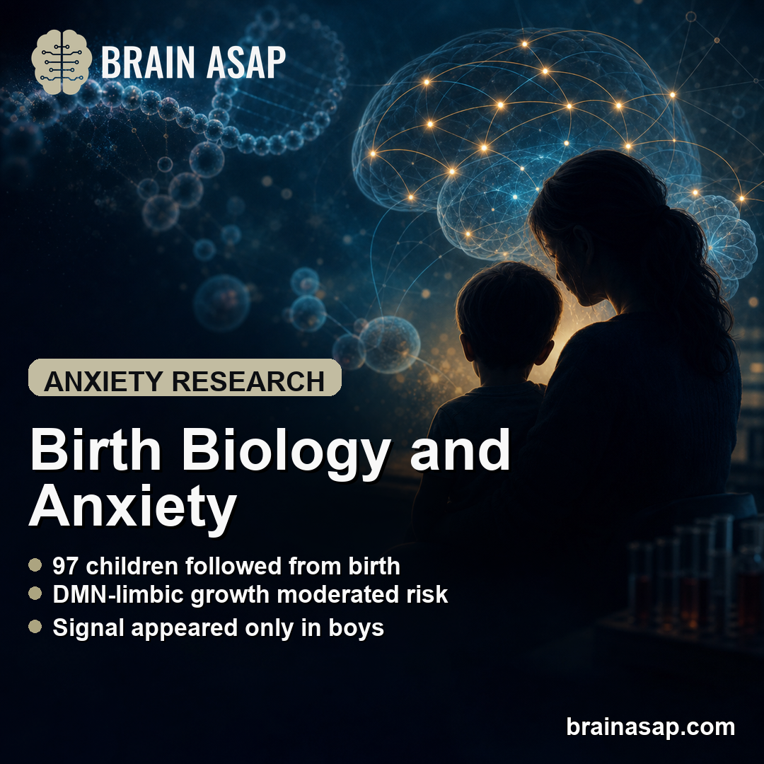 Birth DNA Methylation and DMN-Limbic Growth Predicted Age-13 Anxiety in Boys