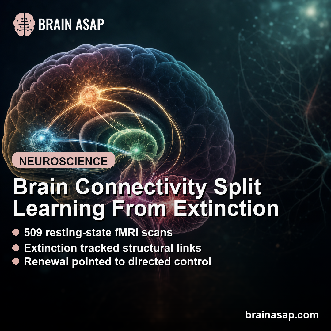 Brain Connectivity Predicted Learning and Extinction Differences