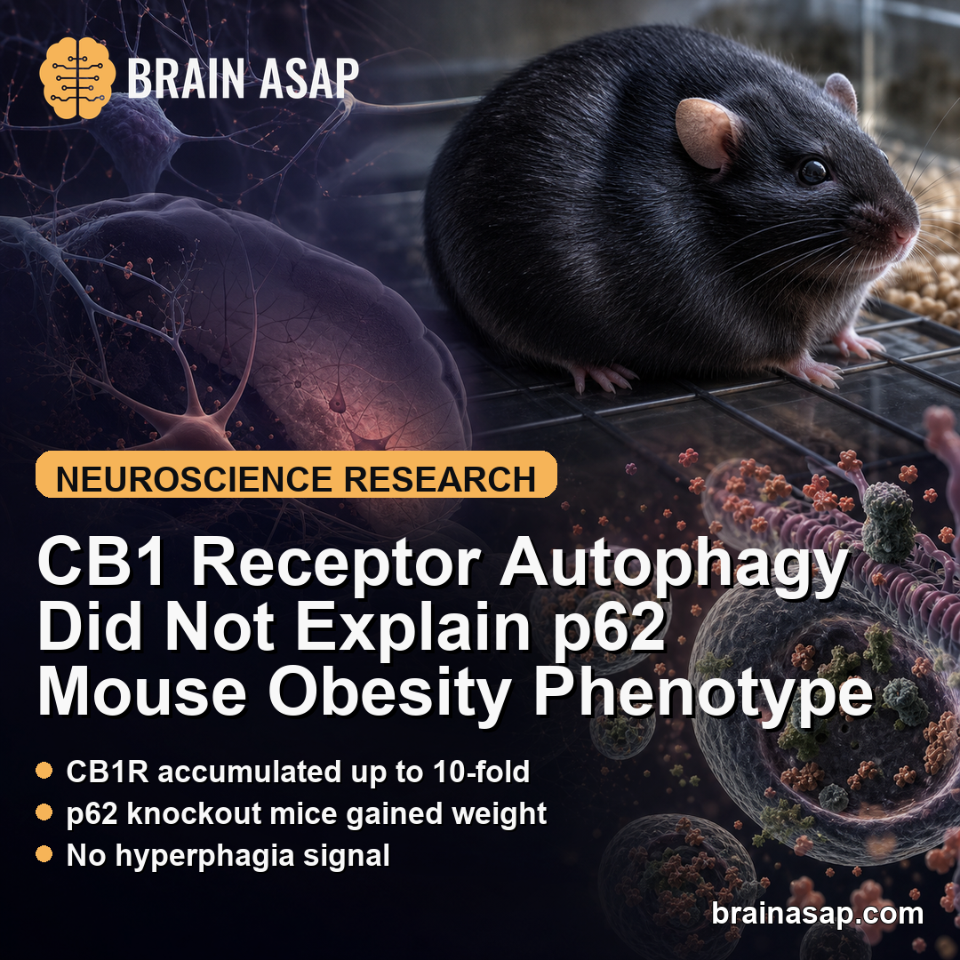 CB1 Receptor Autophagy Did Not Explain p62 Mouse Obesity Phenotype