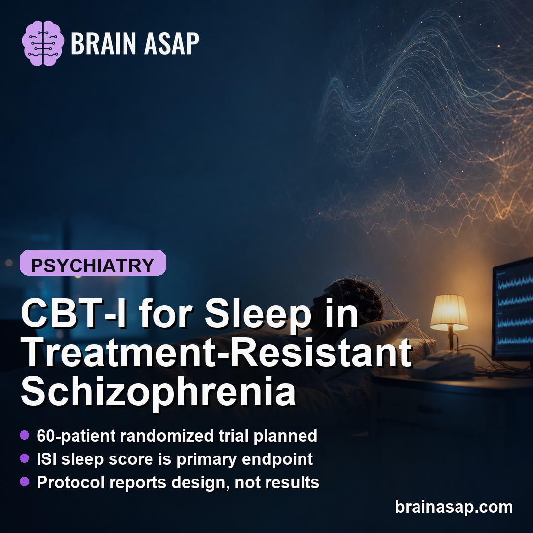 CBT-I Trial Will Test Sleep Treatment in Treatment-Resistant Schizophrenia