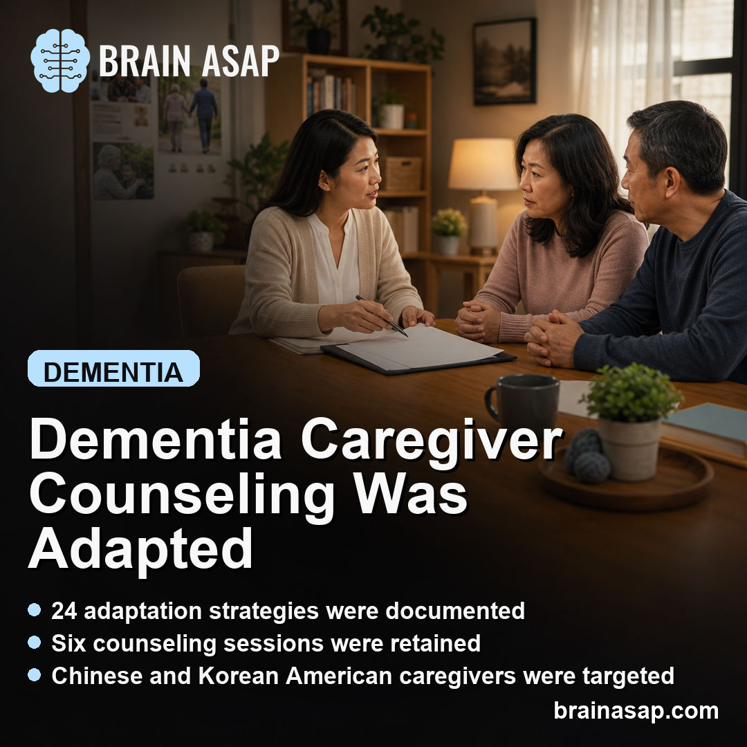 NYUCI-ES Adapted Dementia Caregiver Counseling for Chinese and Korean American Families