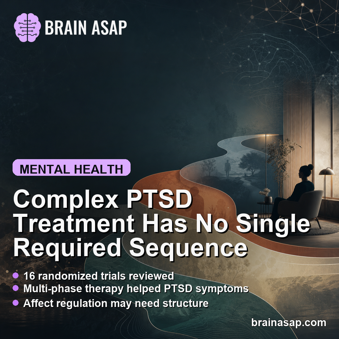 Complex PTSD Therapy Meta-Analysis Finds No One Required Sequence
