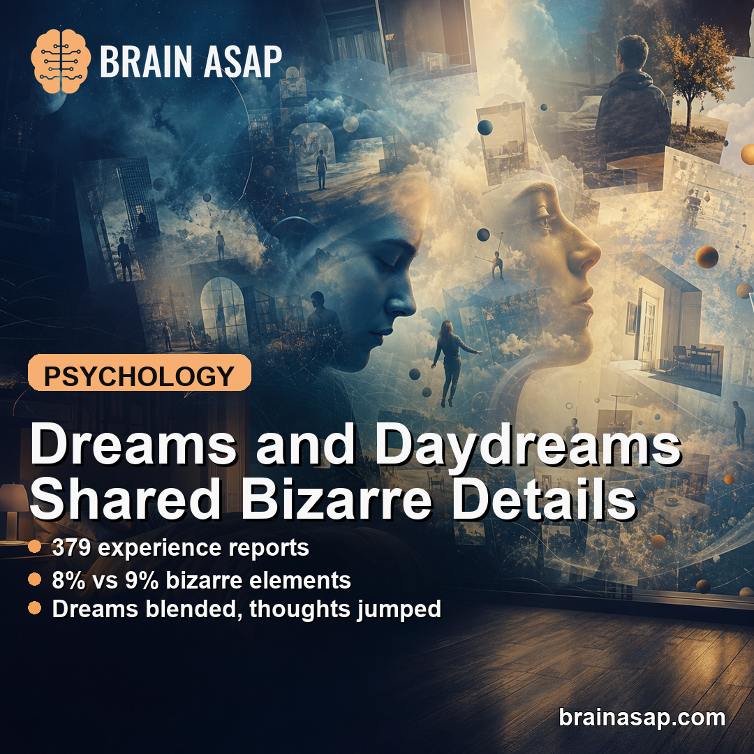 Dreams and Mind Wandering Had Similar Bizarre-Element Density