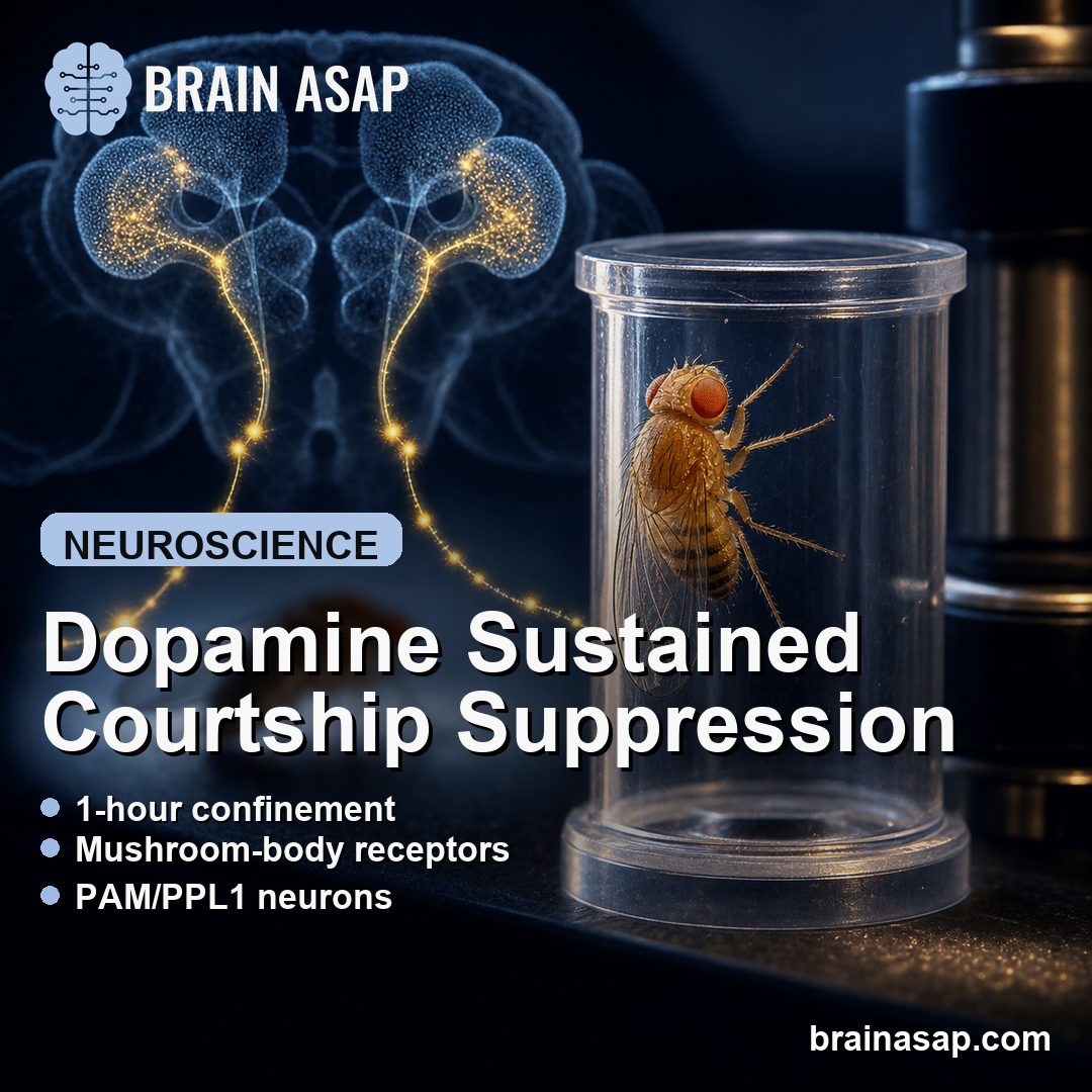 Drosophila Dopamine Signaling Sustained Stress-Induced Courtship Suppression