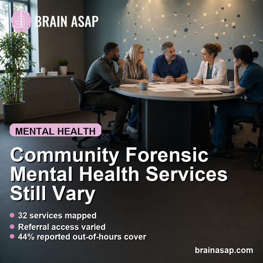 Community Forensic Mental Health Services Still Vary Across England