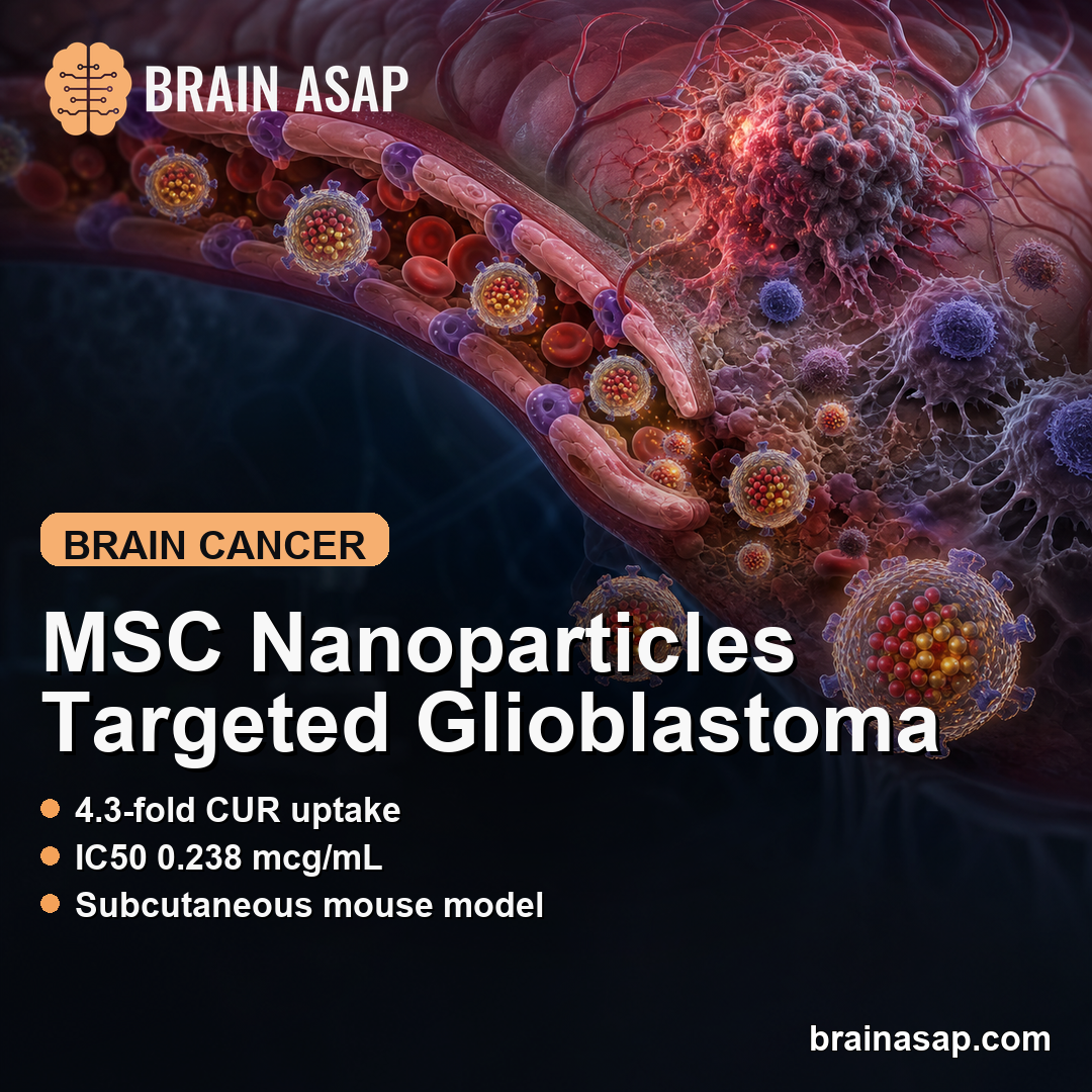 MSC Membrane Nanoparticles Improved Doxorubicin-Curcumin Glioblastoma Delivery
