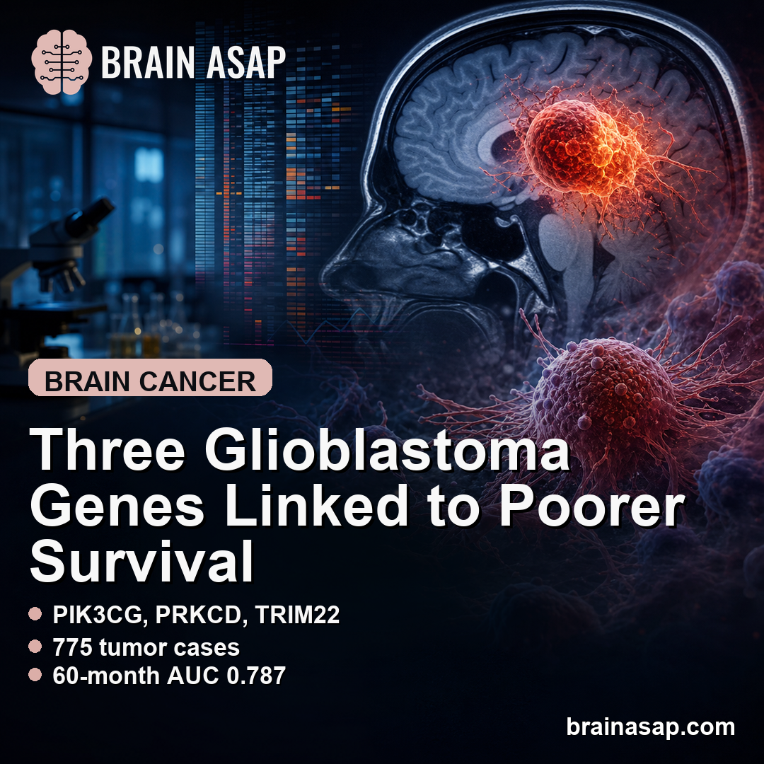 PIK3CG PRKCD and TRIM22 Linked to Poorer Glioblastoma Survival