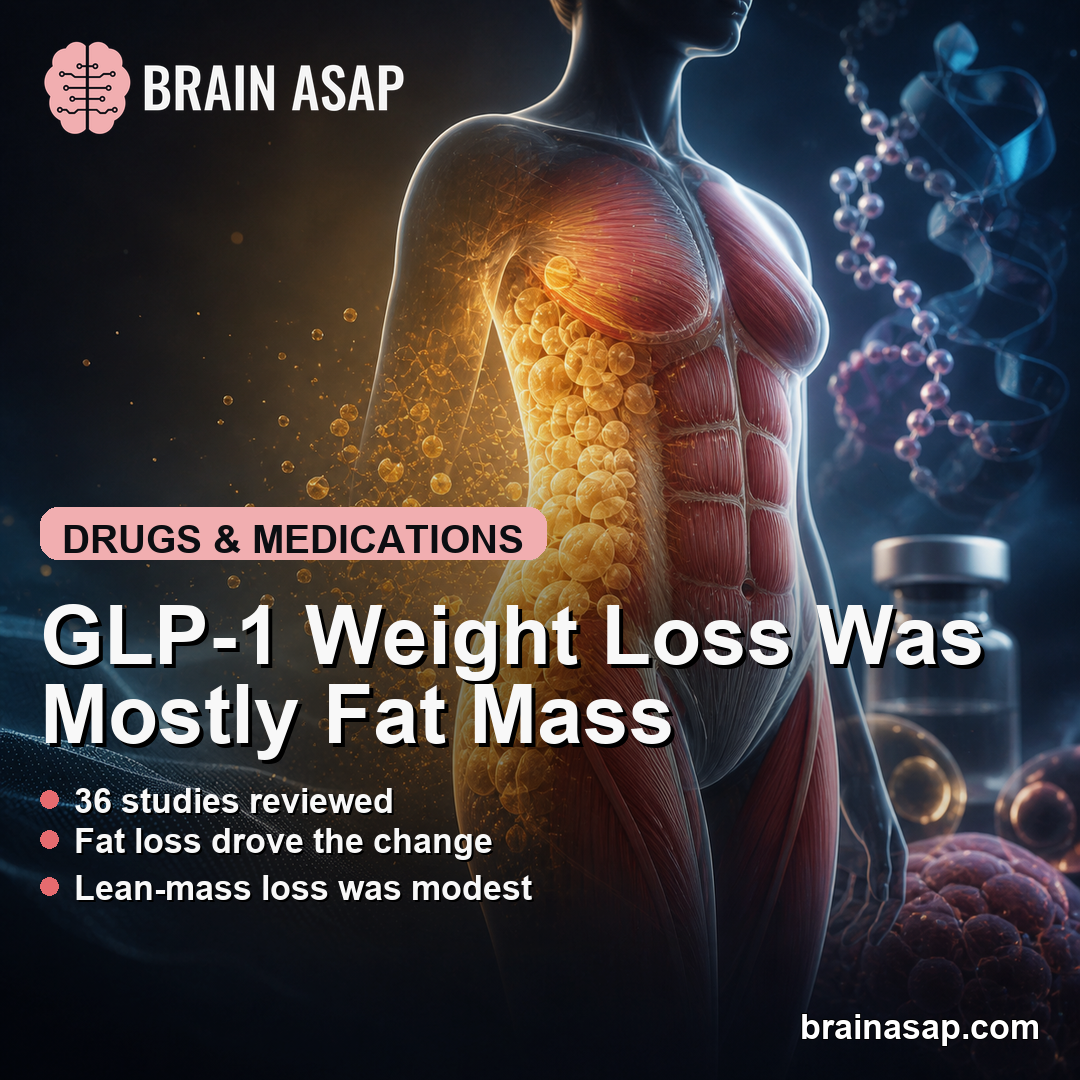GLP-1 Agonists Reduced Fat Mass With Modest Lean-Mass Loss