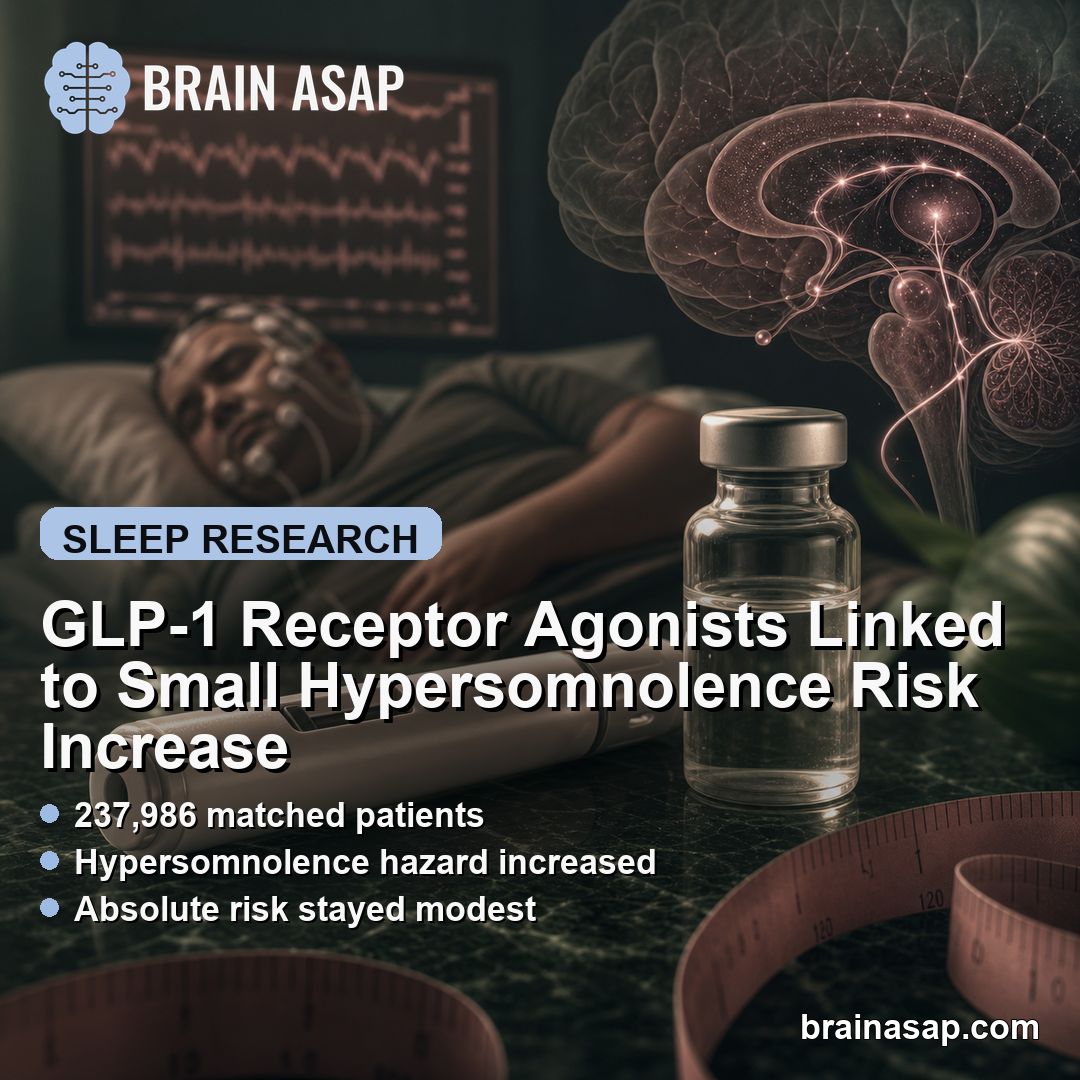 GLP-1 Receptor Agonists Linked to Small Hypersomnolence Risk Increase