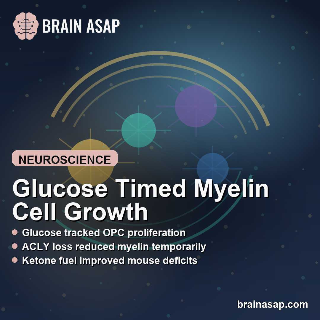 Glucose Signaling via ACLY Shaped Myelin-Forming Cell Development