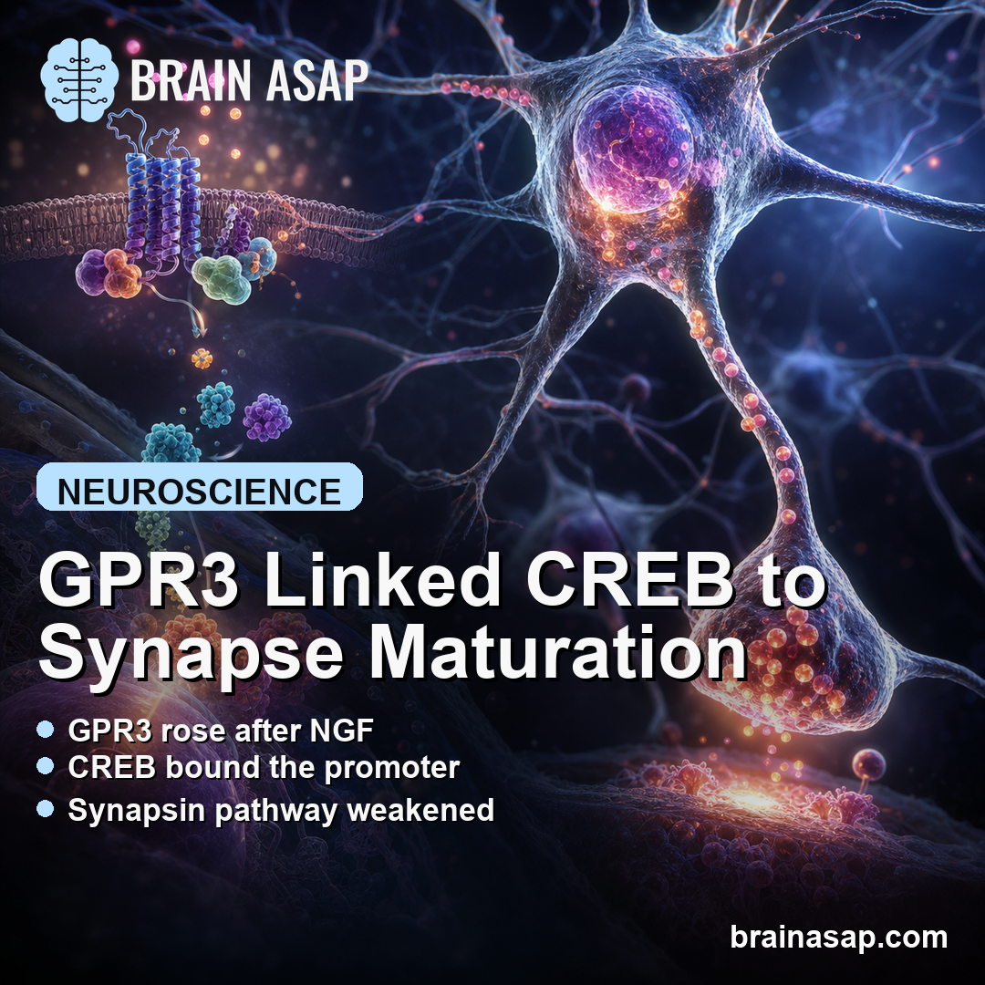 GPR3 Linked CREB Signaling to Presynaptic Maturation