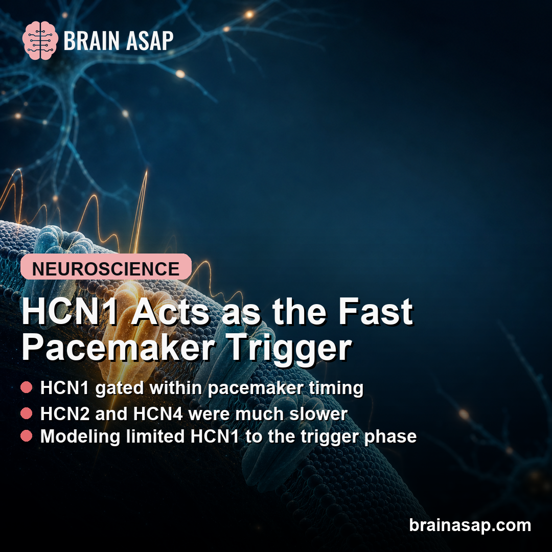 HCN1 Triggered Neuronal Pacemaker Depolarization Faster Than HCN2 or HCN4