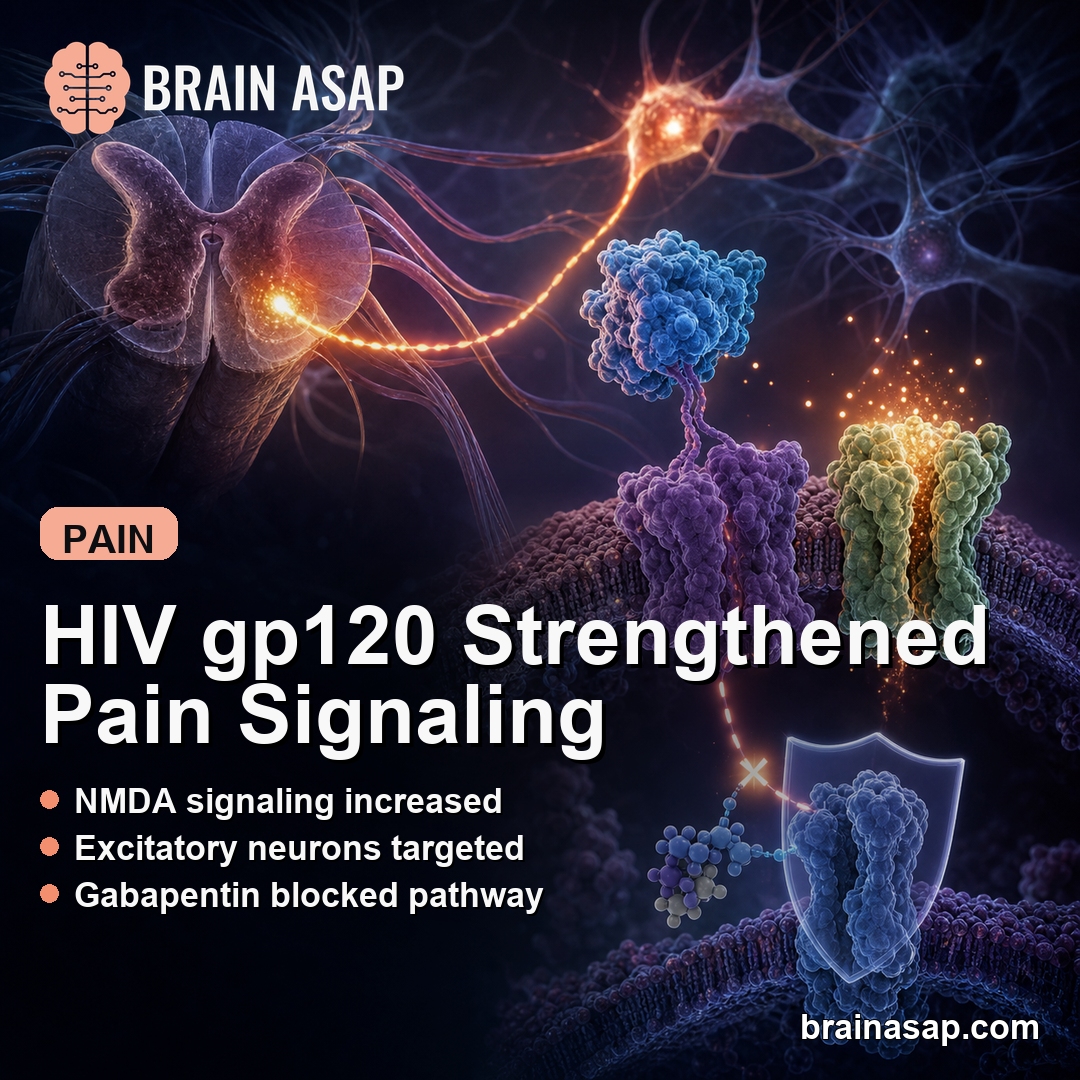 HIV gp120 Strengthened Spinal NMDA Pain Signaling