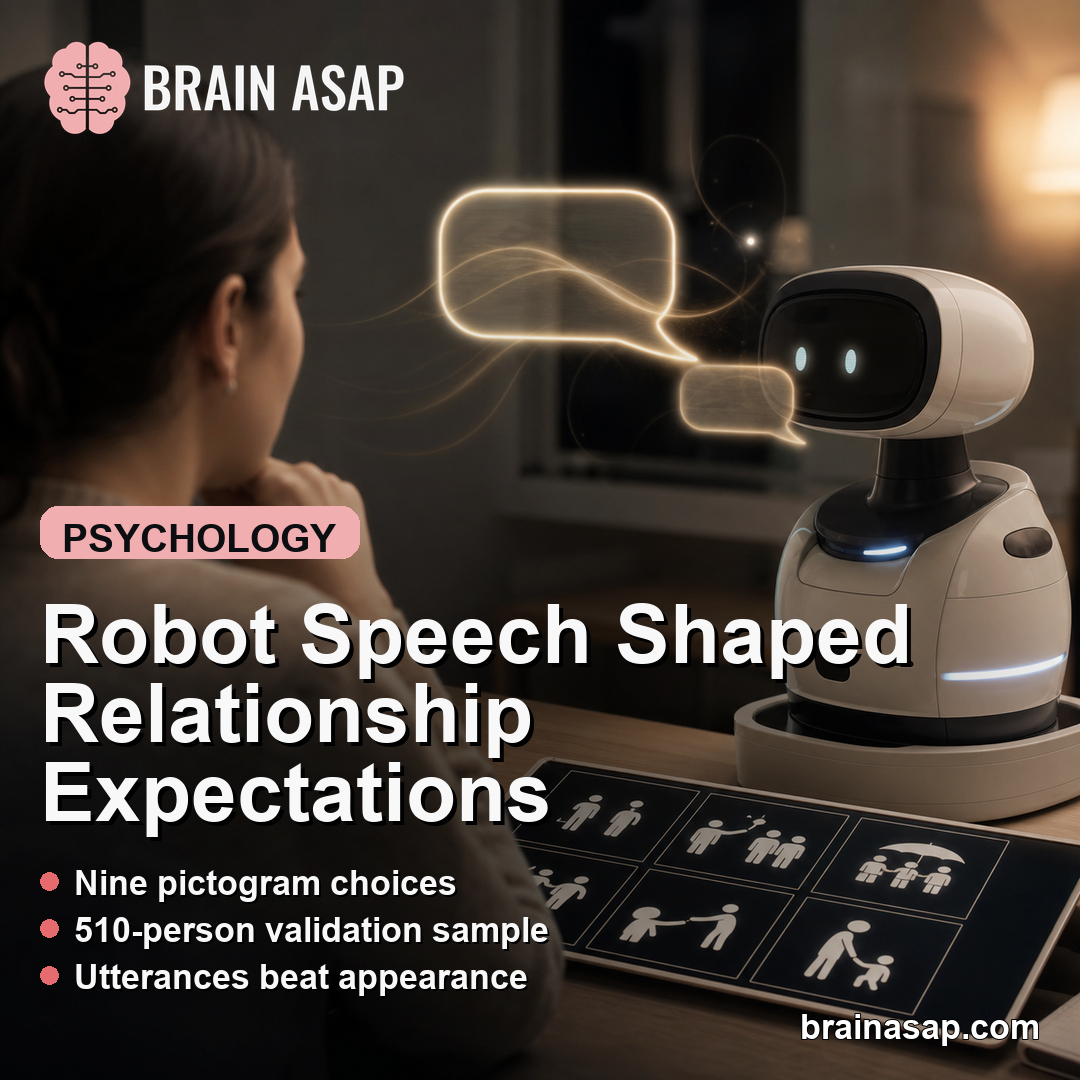 Robot Utterances Shaped Human-Robot Relationship Expectations More Than Appearance