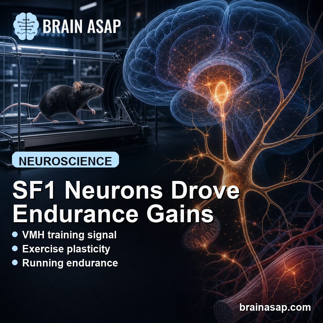 Hypothalamic SF1 Neurons Help Drive Exercise Endurance Gains