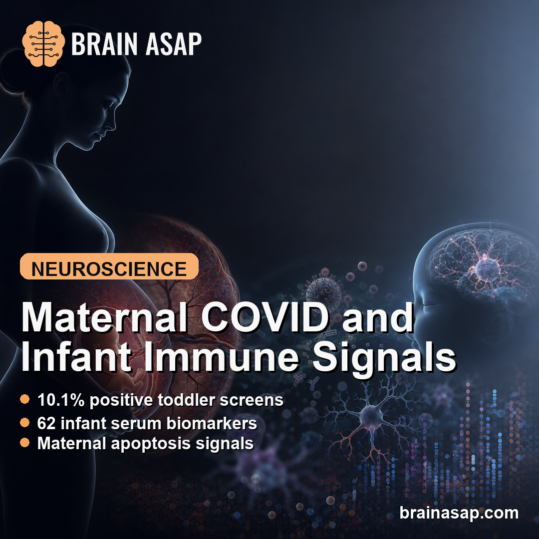 Maternal COVID Immune Signatures Were Linked to Infant Neurodevelopmental Screening Risk