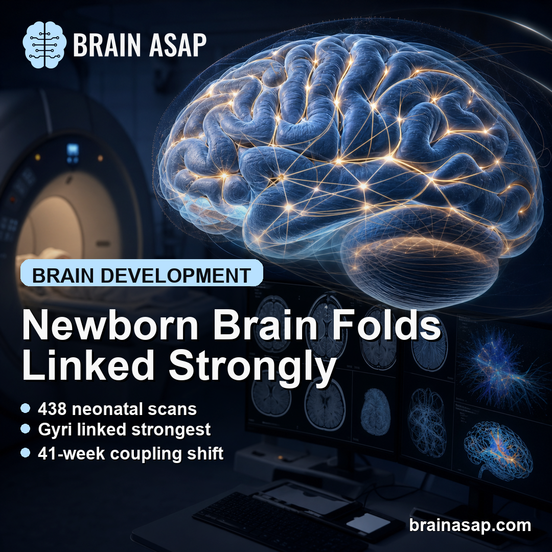 Neonatal Gyri Showed Stronger Brain Connectivity Than Sulci