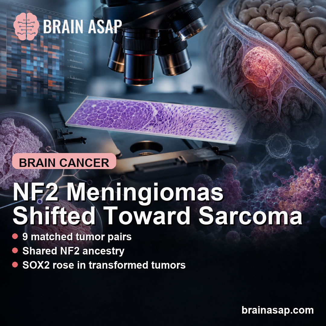 NF2-Mutant Meningiomas Lost Identity During Sarcoma-Like Transformation
