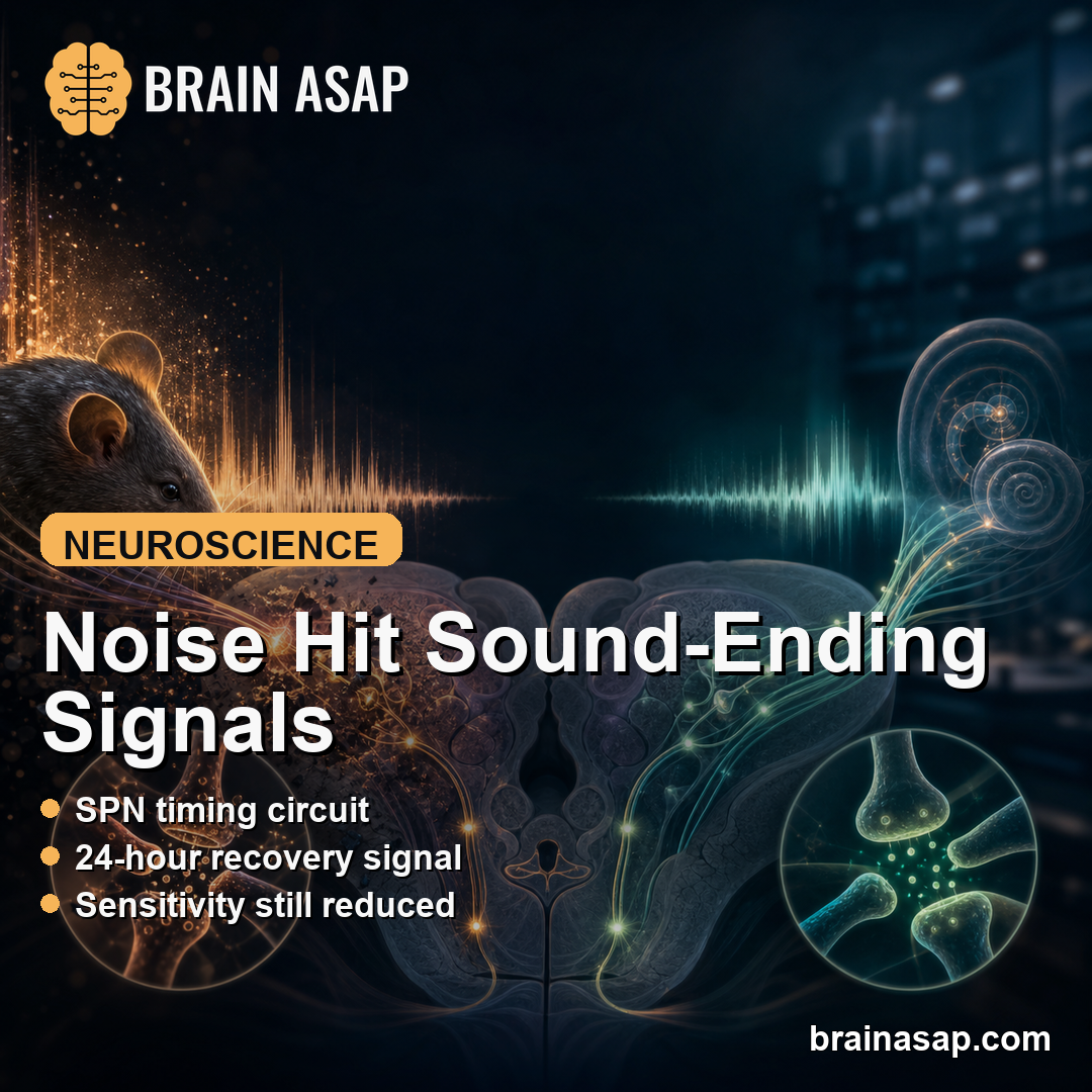 Noise Exposure Disrupted Sound-Offset Timing Before 24-Hour Brainstem Recovery